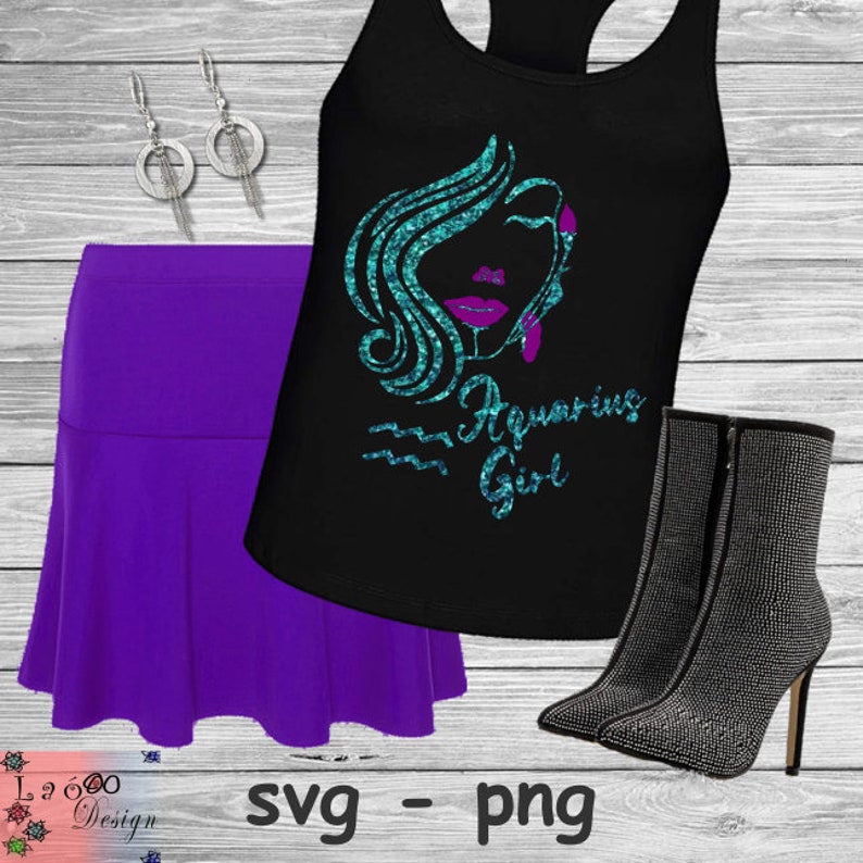 Download Aquarius Girl svg born in aquarius Queen in aquarius | Etsy