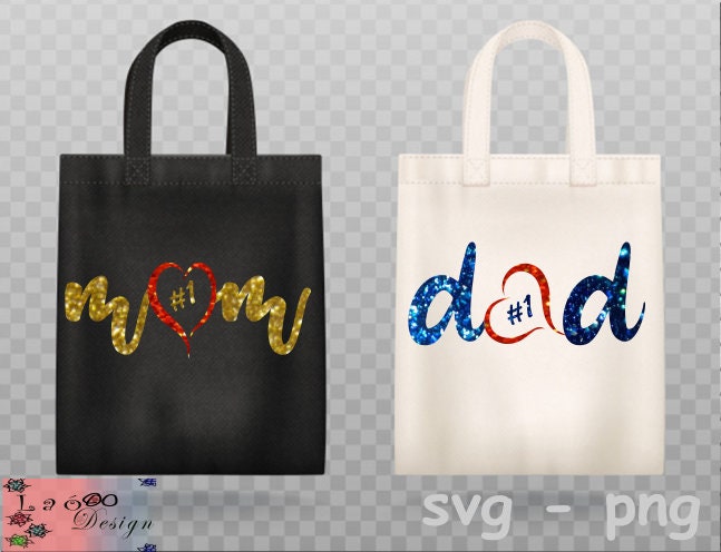 Mom 1 Svg Dad 1 Svg Father's Day Svg Mother's - Etsy