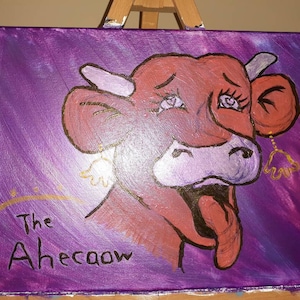 The Ahecaow - It&#39;s like The Laughing Cow from the Cheese but it&#39;s doing Ahegao!