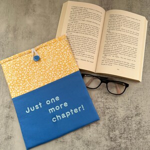 Protège-livre jaune fleuri, Couverture de livre en tissu, Pochette de livre, Housse de protection pour livre, Coffret cadeau lecture, Cartable, Cadeau pour professeur, Cadeau pour elle, Protège-livre