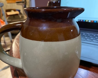 Vintage stoneware pitcher