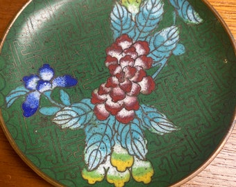 Schöne Cloisonne Schmuckschale