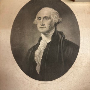 George and Martha  Washington engravings
