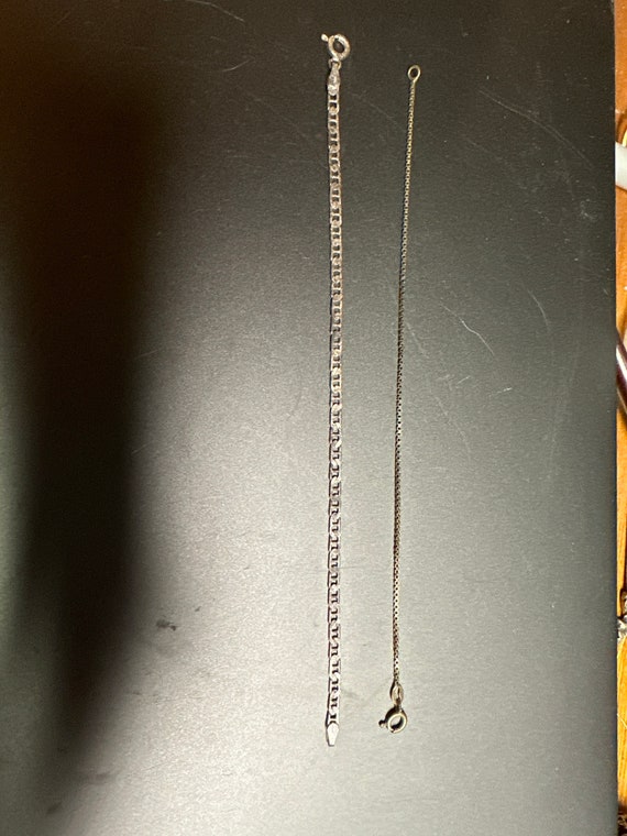 Two sterling silver bracelet - image 1