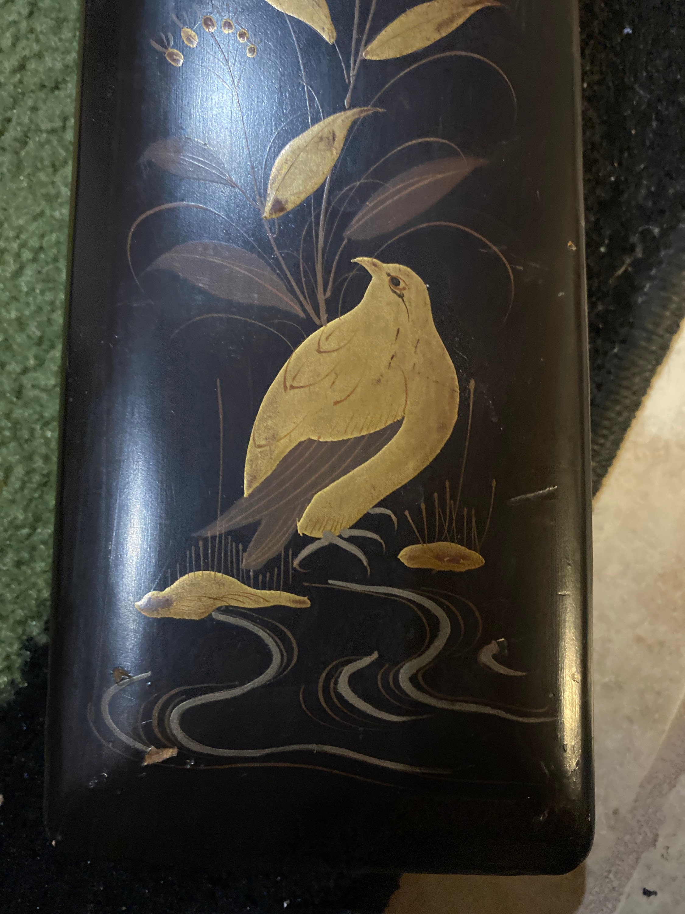 Vintage lacquer box Etsy