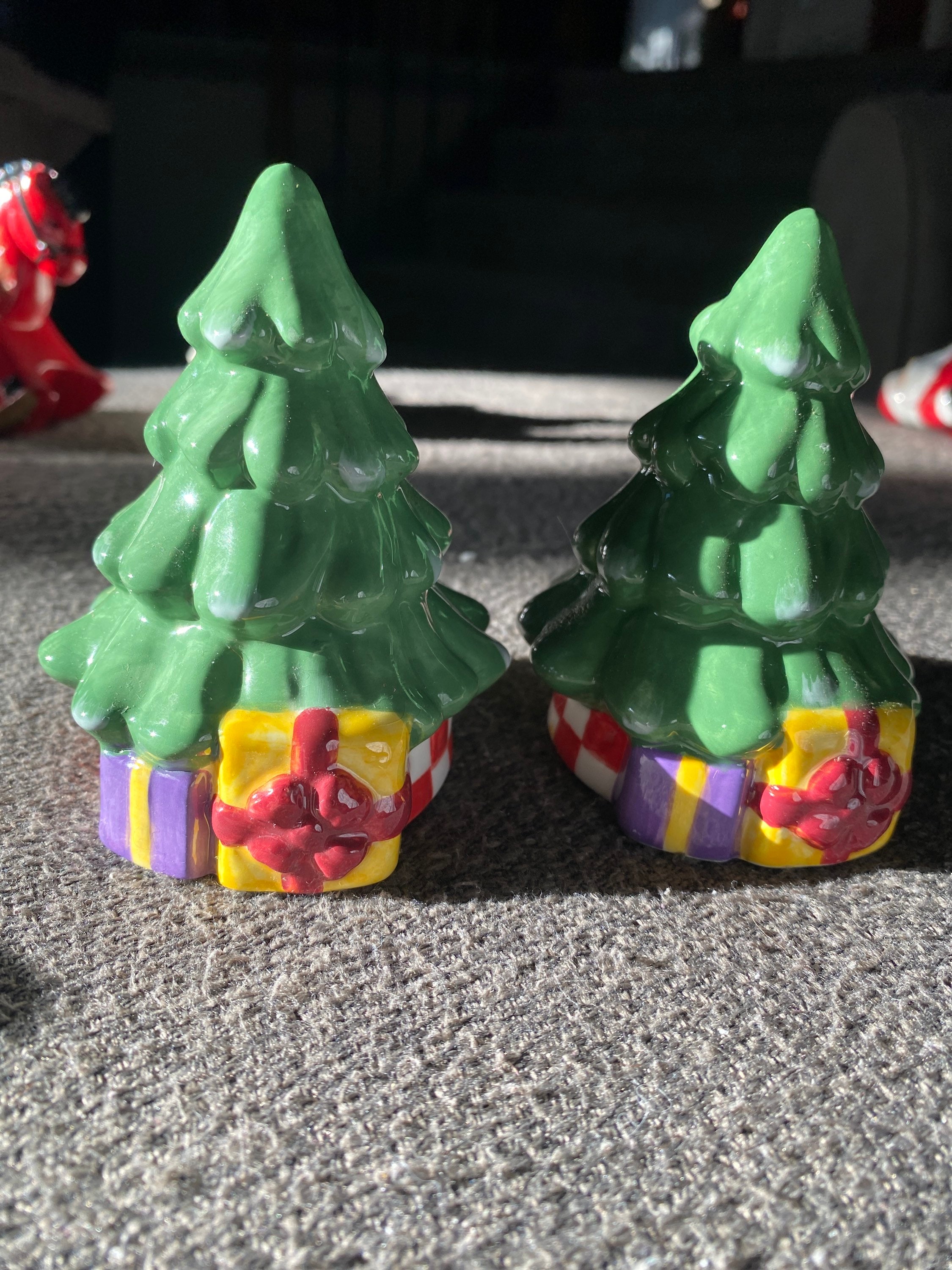 Kitchen & Dining Salt & Pepper Shakers Single ceramic Christmas tree