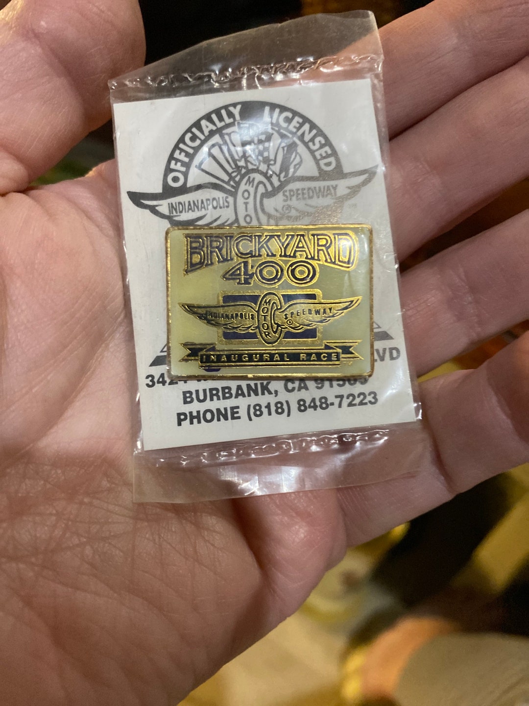 Brickyard 400 Commemorative Pin - Etsy