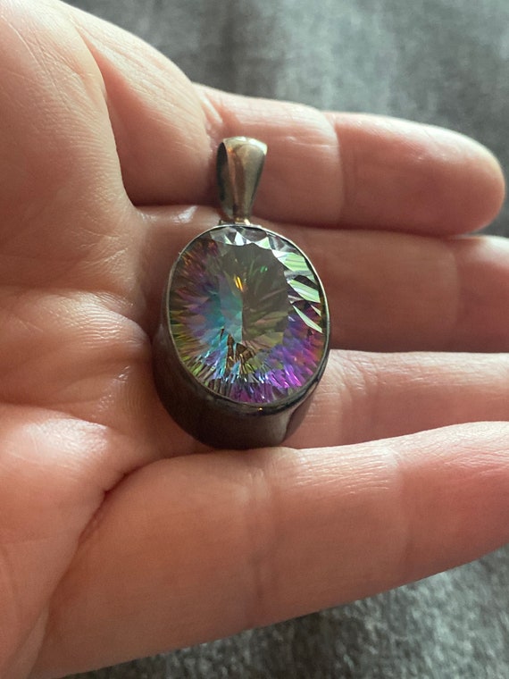 Mystic topaz pendant - image 4