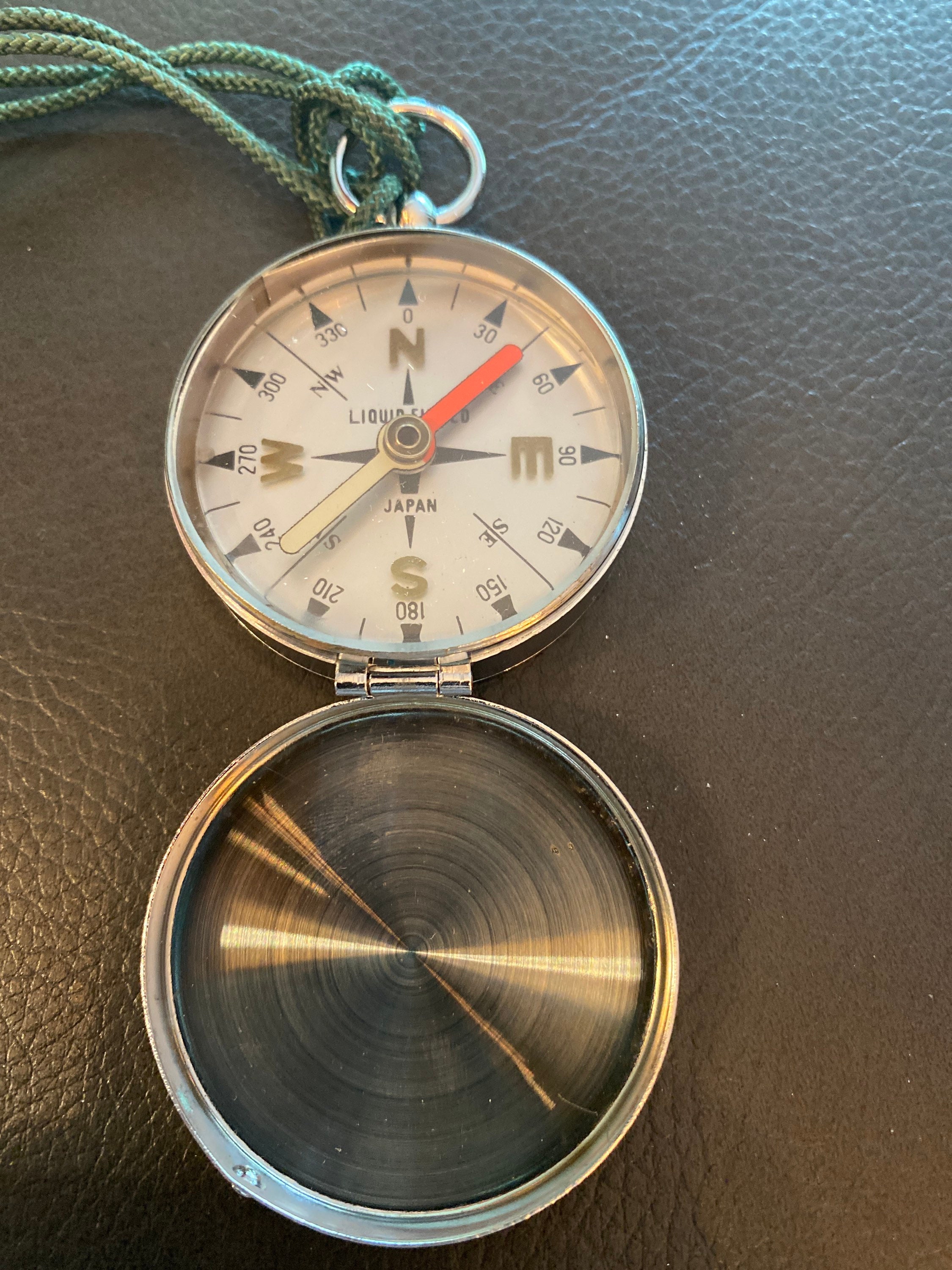 Vintage liquid filled compass from Japan Etsy