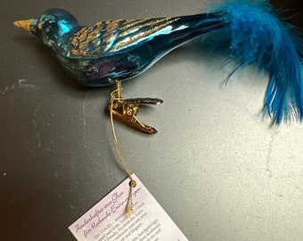 Gorgeous inge glas bird ornament