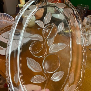 Studio nova crystal serving platter