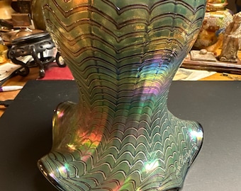 Gorgeous iridescent lamp shade by Todd Phillips