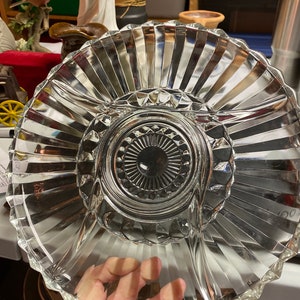 Plat à relish divisé en verre Indiana
