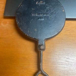 Antique Scandinavian krumkake iron