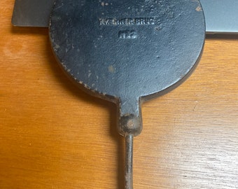 Antique Scandinavian krumkake iron