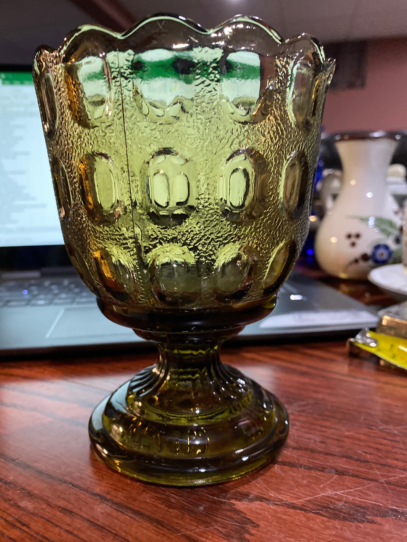 E O Brody co glass vase Etsy