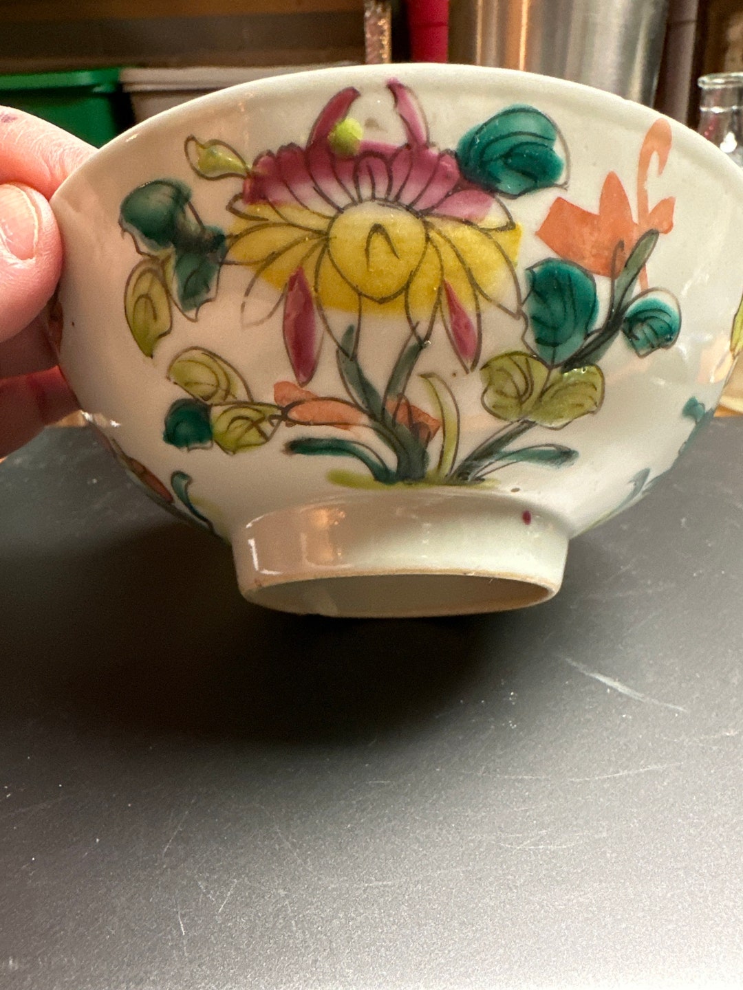 Antique Chinese Rice Bowl Etsy