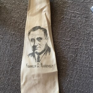 Franklin Roosevelt necktie 1936