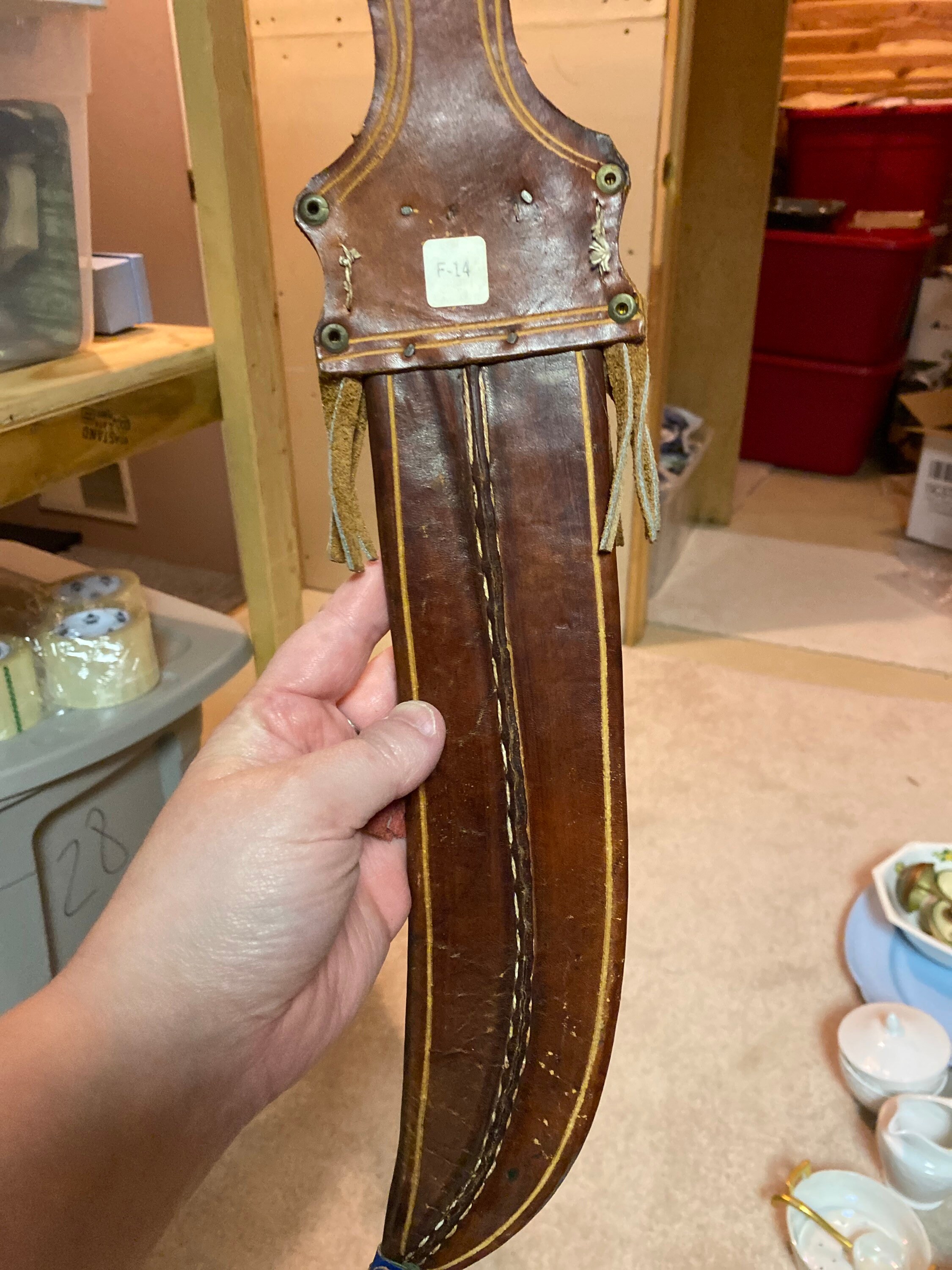 Vintage Leather Knife Sheath Etsy UK