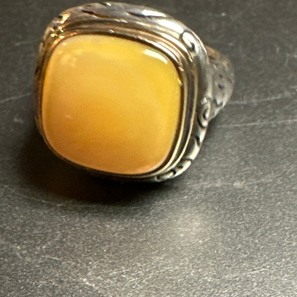 SeidenGang sterling and 14k ring