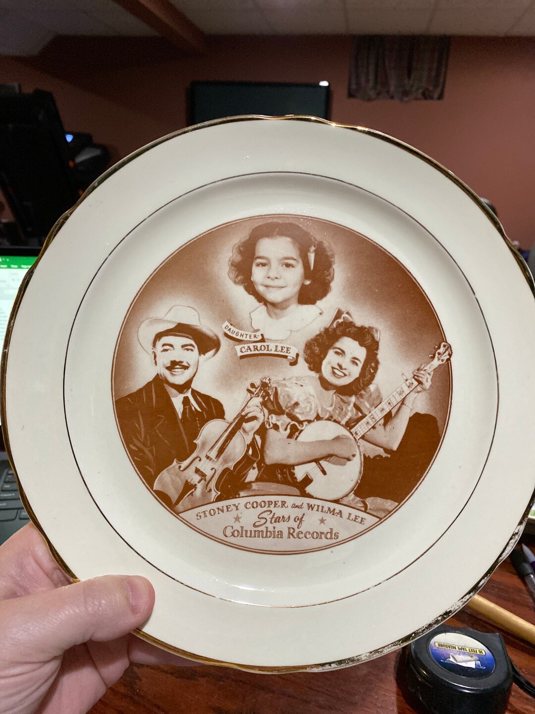 Stoney Cooper and Wilma Lee Plate - Etsy UK