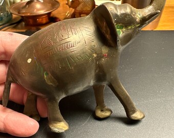 真鍮製の象の置物 - Etsy 日本