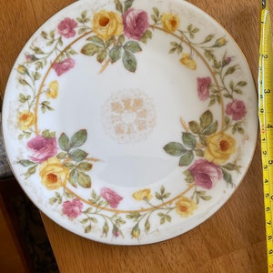 Antique Limoges plate with hand painting