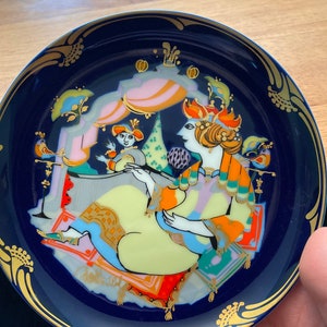 Vintage bjorn wiinblad decorative plate