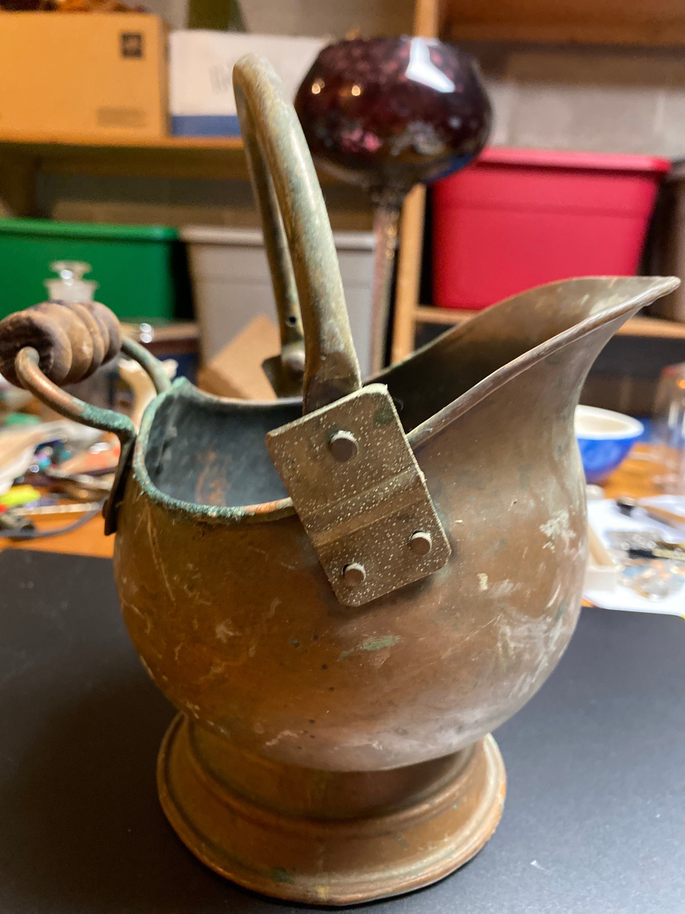 アンティーク銅製石炭バケツ - Etsy 日本