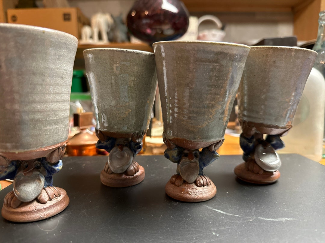 手作り陶器カップ4個セット - Etsy 日本