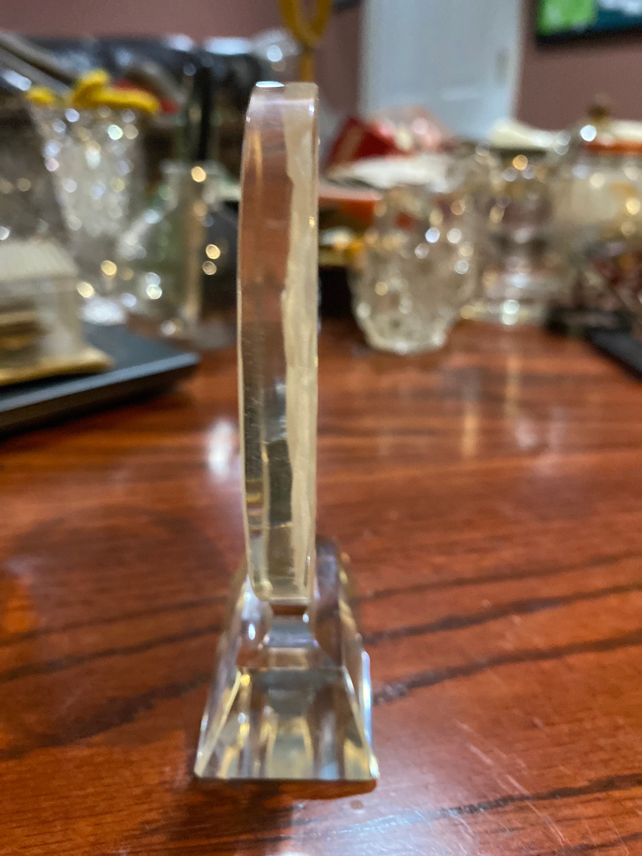 エッチングガラスのペーパーウェイト/装飾品 - Etsy 日本