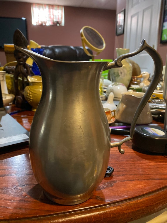 Woodbury Pewterers Pitcher Etsy
