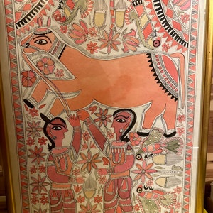 Maithali folk art painting from Nepal