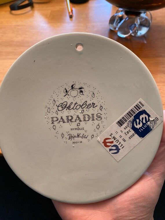 Bjorn Wiinblad Oktober Paradis Plate/wall Hanging - Etsy