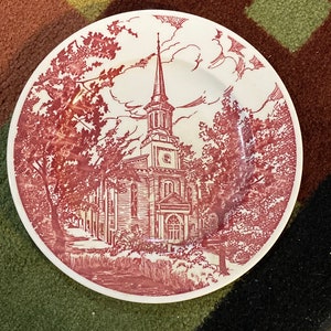Syracuse China collectible church plate