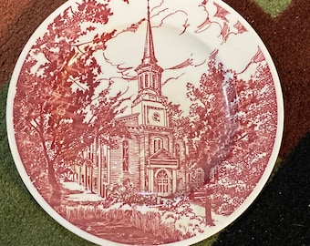 Syracuse China collectible church plate