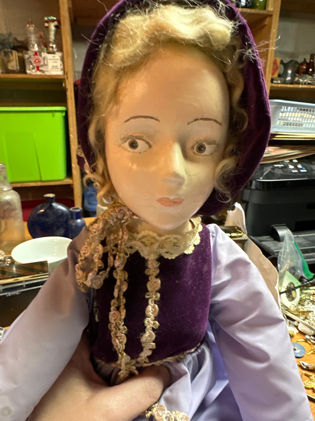 Antique Cornell Novelty Doll Etsy