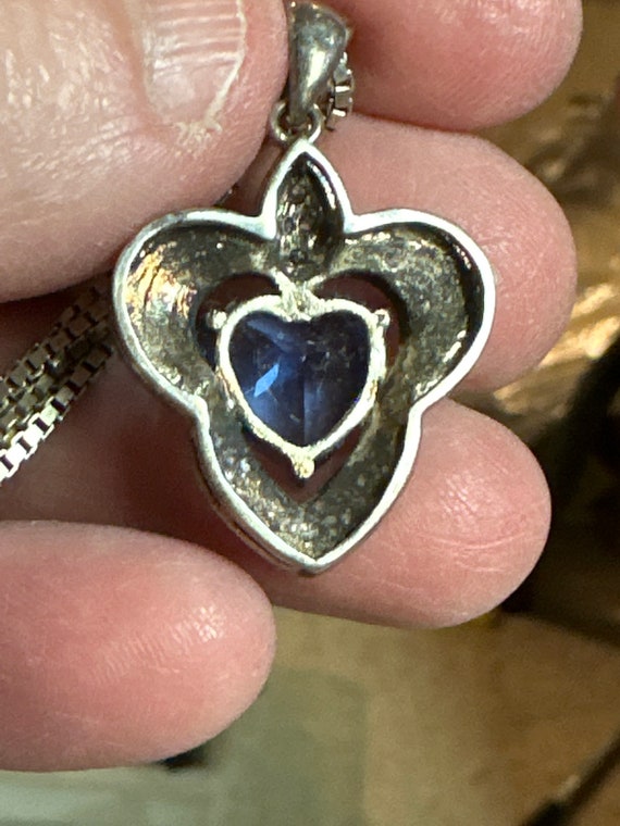 Gorgeous pendant on sterling chain - image 2