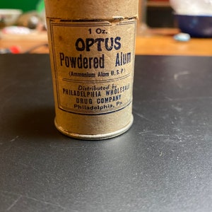 Optus powdered alum