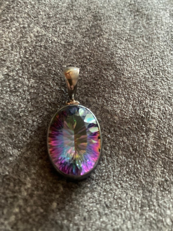 Mystic topaz pendant - image 1