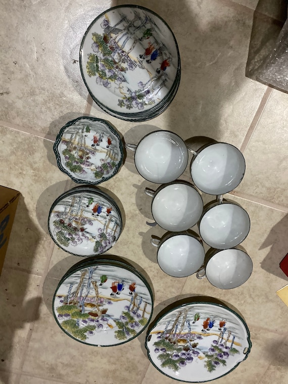 Vintage Japan Dinner Set Etsy