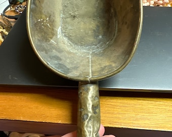 Vintage brass shovel