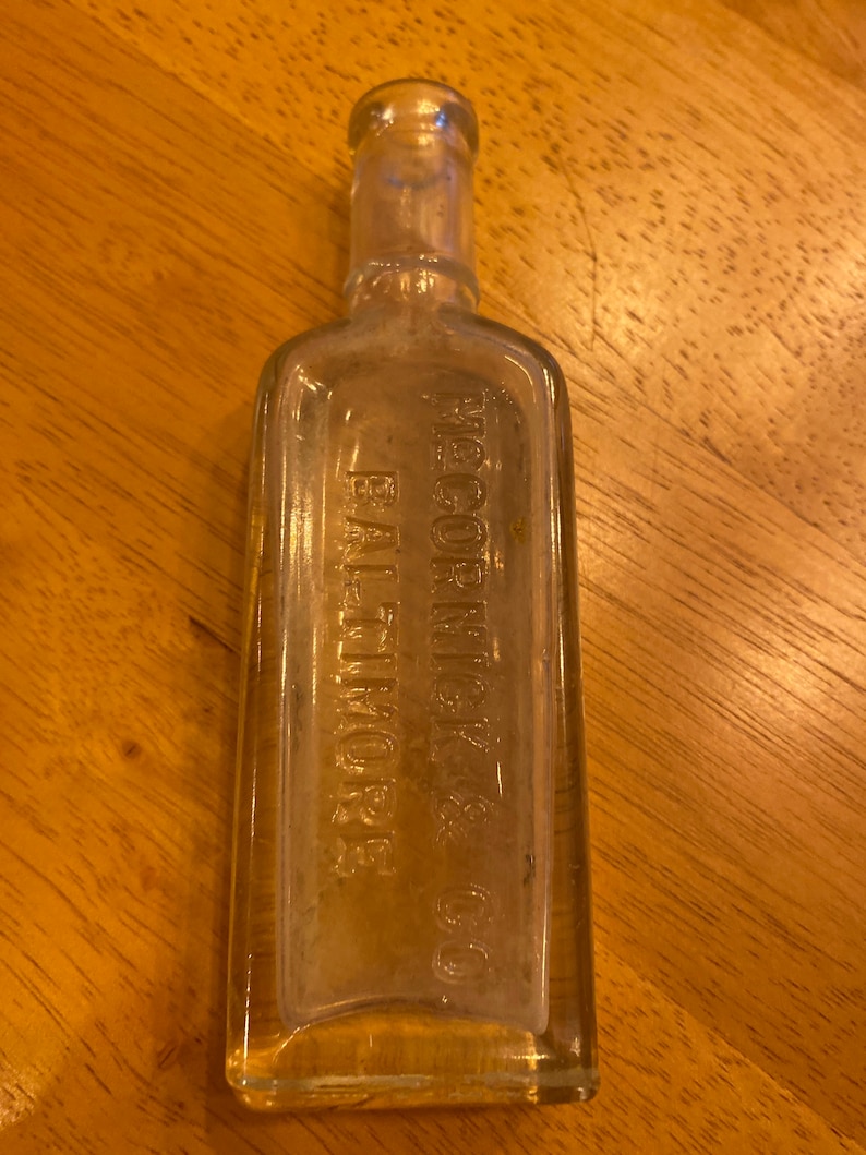 Mccormick and Co Glass Bottle - Etsy