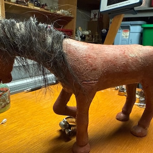 Papier mache horse