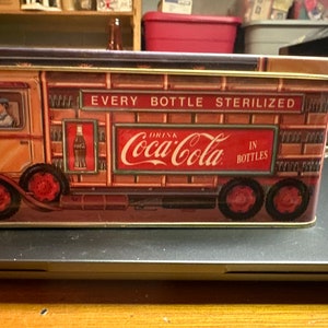 Coca Cola truck tin