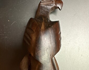 鷲と木の金属彫刻 彫刻された鉄木の鷲 - Etsy 日本