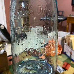 Antique mason jar