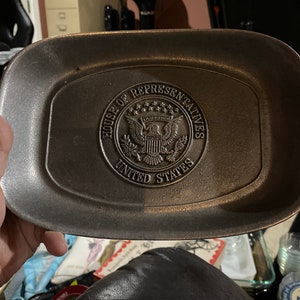 House of Representatives pewter plate