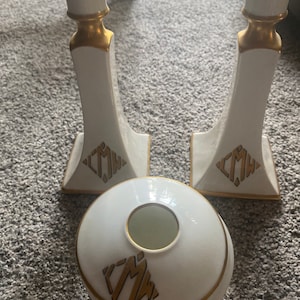 Limoges 3 piece dresser set