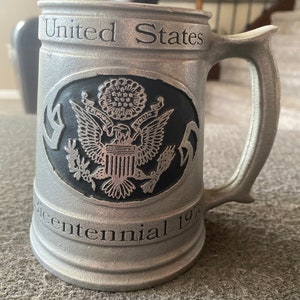 US bicentennial tankard mug